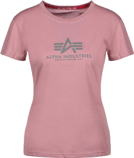 Alpha Industries New Basic T T-Shirt pink gray (196051-397)