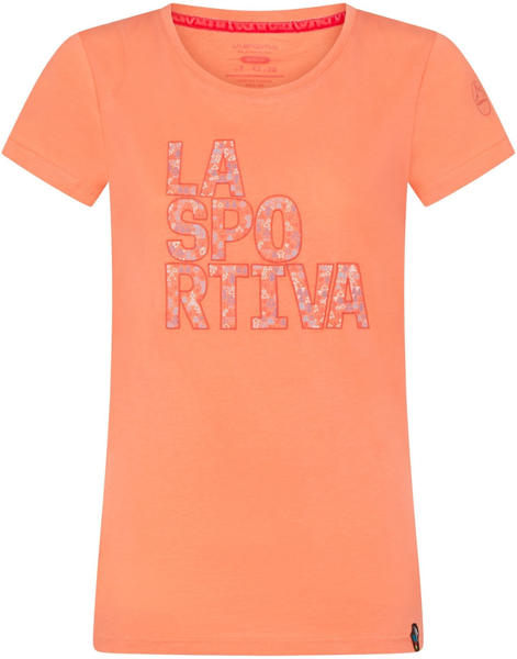 La Sportiva Pattern T-Shirt Apparel Climbing Women flamingo