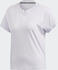Adidas Must Haves 3-Streifen T-Shirt Damen purple tint/white (FL4166)