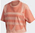 Adidas Large Logo T-Shirt Damen chalk coral/semi coral (FM2559)