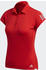 Adidas Club 3-Streifen Poloshirt Damen scarlet (FU0858)