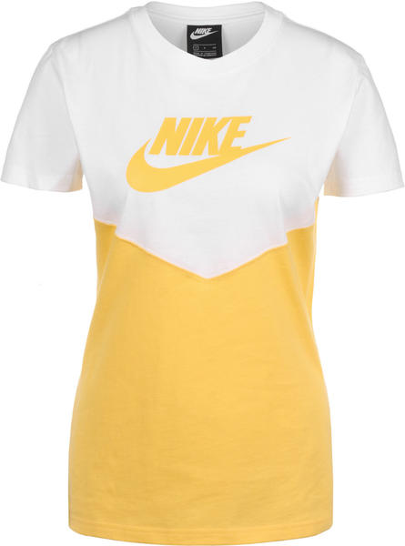 Nike Sportswear Heritage T-Shirt (BQ9555) white/yellow