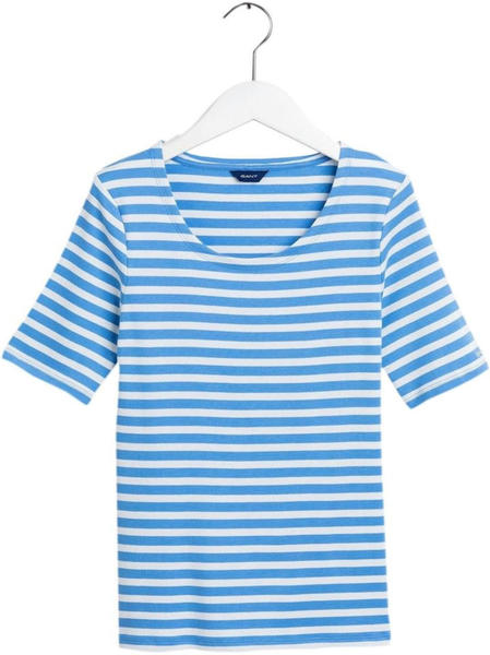 GANT Rib T-Shirt mit längerem Arm blue (4203432-445)