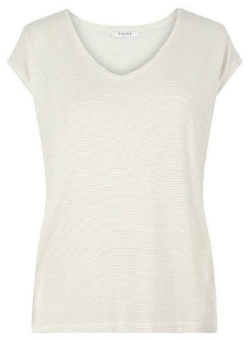 Pieces Damen-T-Shirt (17078572) bright white