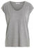 Pieces Damen-T-Shirt (17078572) light grey melange