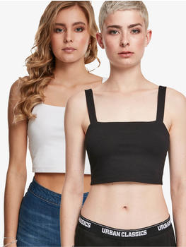 Urban Classics Top Cropped Top 2-Pack black (TB3402A00826)
