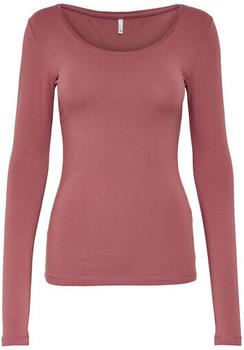 Only Onllive Love New Ls O-neck Top Noos (15140196) rose smoke