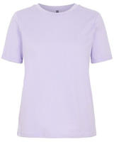 pieces Rundhalsshirt "PCRIA SS FOLD UP SOLID TEE NOOS BC"