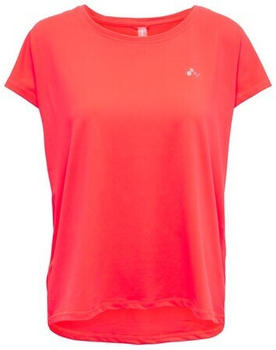 Only Onpaubree Ss Loose Training Tee - Opus (15137012) fiery coral