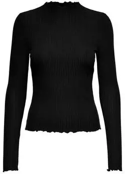 Only Onlemma L/s High Neck Top Noos Jrs (15180040) black