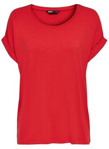 Only Onlmoster S/s O-neck Top Noos Jrs (15106662) high risk red