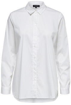 Selected Slfori Ls Side Zip Shirt B Noos (16074365) bright white