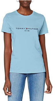 Tommy Hilfiger Essential Crew Neck Logo T-Shirt (WW0WW28681) breezy blue