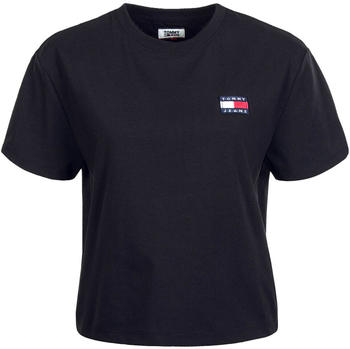 Tommy Hilfiger Badge Cropped T-Shirt (DW0DW06813-BDS) black