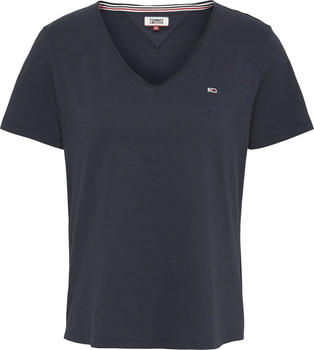 Tommy Hilfiger Organic Cotton V-Neck Slim Fit T-Shirt (DW0DW09195) twilight navy