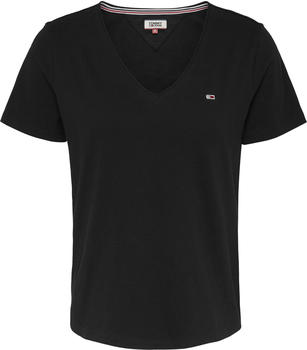 Tommy Hilfiger Organic Cotton V-Neck Slim Fit T-Shirt (DW0DW09195) black