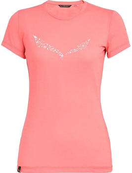 Salewa Solid DRI-Release T-Shirt pink/shell pink melange