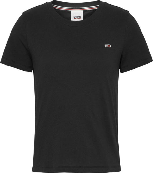 Tommy Hilfiger Organic Cotton Crew Neck T-Shirt (DW0DW09198) black