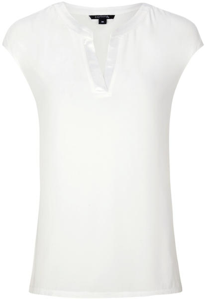 Comma Layering-shirt (85.899.32.0992.0120) weiß