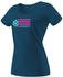 Dynafit Graphic T-shirt Women blue petrol/flag