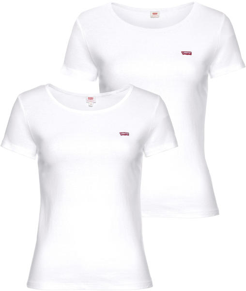 Levi's The Perfect Tee 2-Pack (74856) white