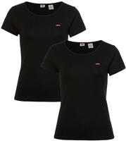Levis T-Shirt "Mini-Logo" Packung, 2 Stk. mit kleiner Markenlogo-Stickerei auf der