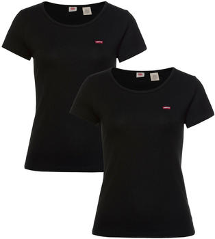 Levi's The Perfect Tee 2-Pack (74856) mineral black/neutral