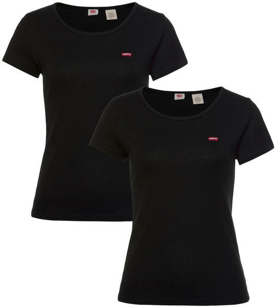 Levi's The Perfect Tee 2-Pack (74856) mineral black/neutral