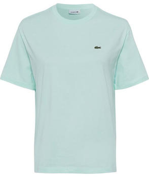 Lacoste Women's Crew Neck Premium Cotton T-Shirt (TF5441) turquise