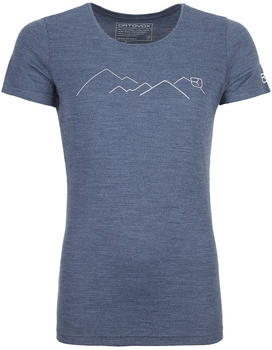 Ortovox 185 Merino Mountain T-Shirt W (83027) blue