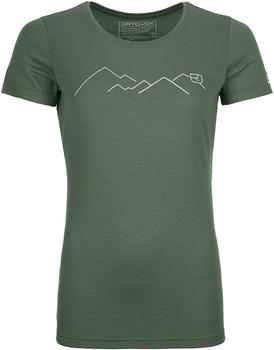 Ortovox 185 Merino Mountain T-Shirt W (83027) green forest blend