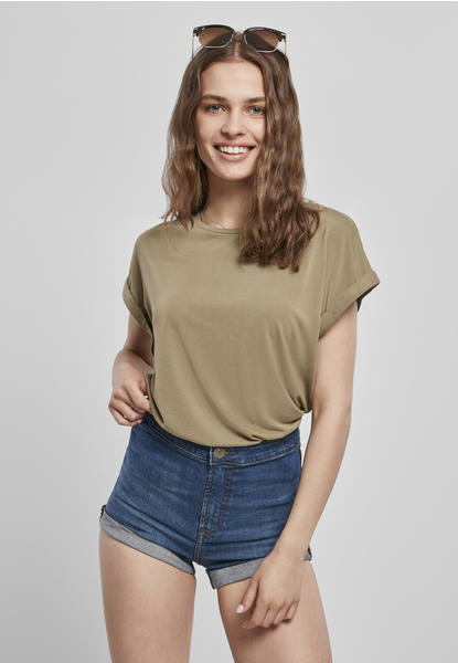 Urban Classics Modal Extended Shoulder Tee (TB4092-00472-0037) khaki