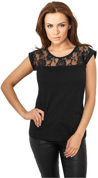 Urban Classics Ladies Top Laces Tee (TB714-00007-0042) black
