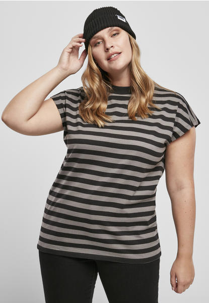 Urban Classics Ladies Y/d Stripe Tee (TB3760-02741-0037) asphalt/black