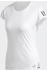 Adidas 3-Streifen Club T-Shirt Damen white/matte silver/black (FK6971)