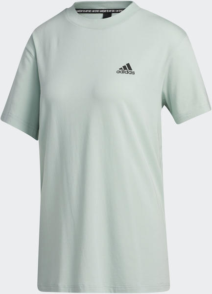 Adidas Must Haves 3-Streifen T-Shirt Damen green tint (GH3801) Test ❤️  Testbericht.de November 2021