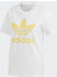 Adidas Trefoil T-Shirt Damen white/core yellow s10 (FM3292)