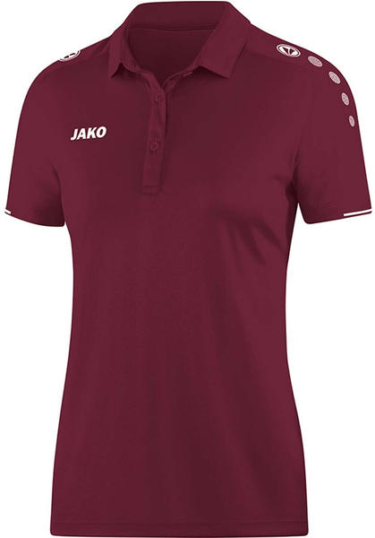 JAKO Damen Polo Classico 6350 maroon