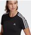 Adidas LOUNGEWEAR Essentials Slim 3-Stripes Tee black/white (GL0784)
