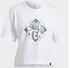 Adidas Five Ten Cropped Graphic Tee (GM8725) white