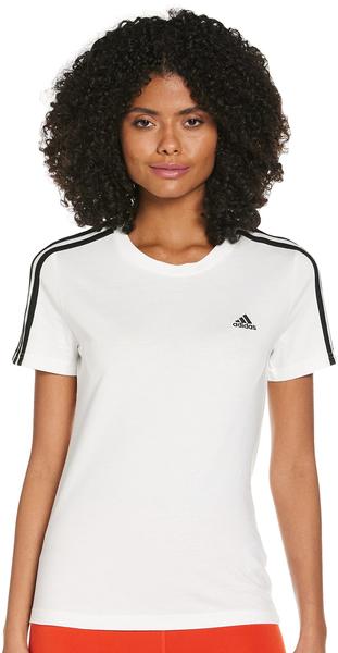 Adidas LOUNGEWEAR Essentials Slim 3-Stripes Tee white/black (GL0783)