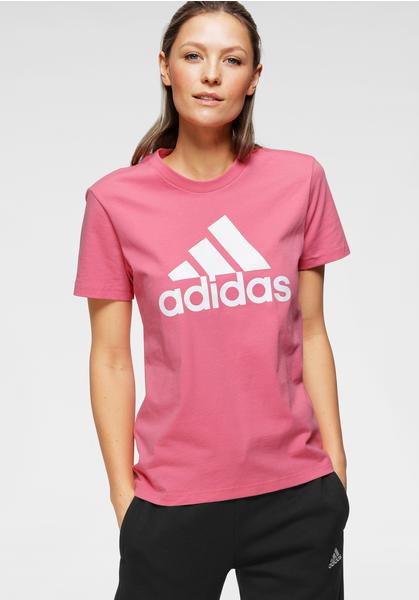 Adidas Women Sportswear LOUNGEWEAR Essentials Logo Tee rose tone/white (H07811)
