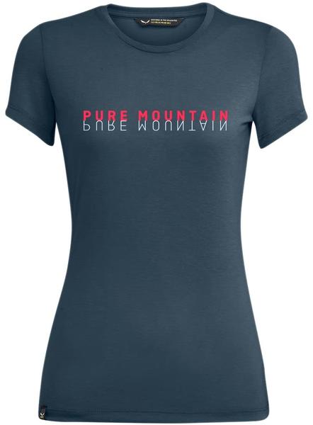 Salewa Pure Mountain Dri-Release Women T-Shirt premium navy melange