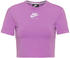 Nike Short-Sleeve Crop Top Nike Air (CZ8632) violet shock/white