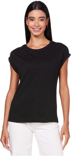 Urban Classics T-Shirt Extended Shoulder black (TB771BLK)