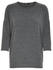 Only Loose Fitted 3/4 Sleeved Top (15157920) dark grey melange