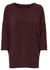 Onlglamour 3/4 Top Jrs Noos madder brown