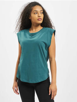 Urban Classics T-Shirt Ladies Basic Shaped turquoise (TB340601143)