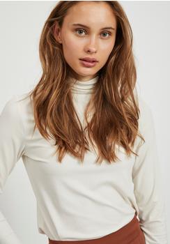 Vila Visolitta Rib Rollneck L/s Top/su - Noos (14056526) birch
