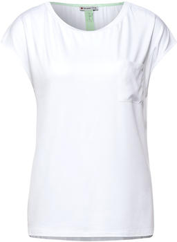 Street One T-shirt Mit Raffungen (A316195) white
